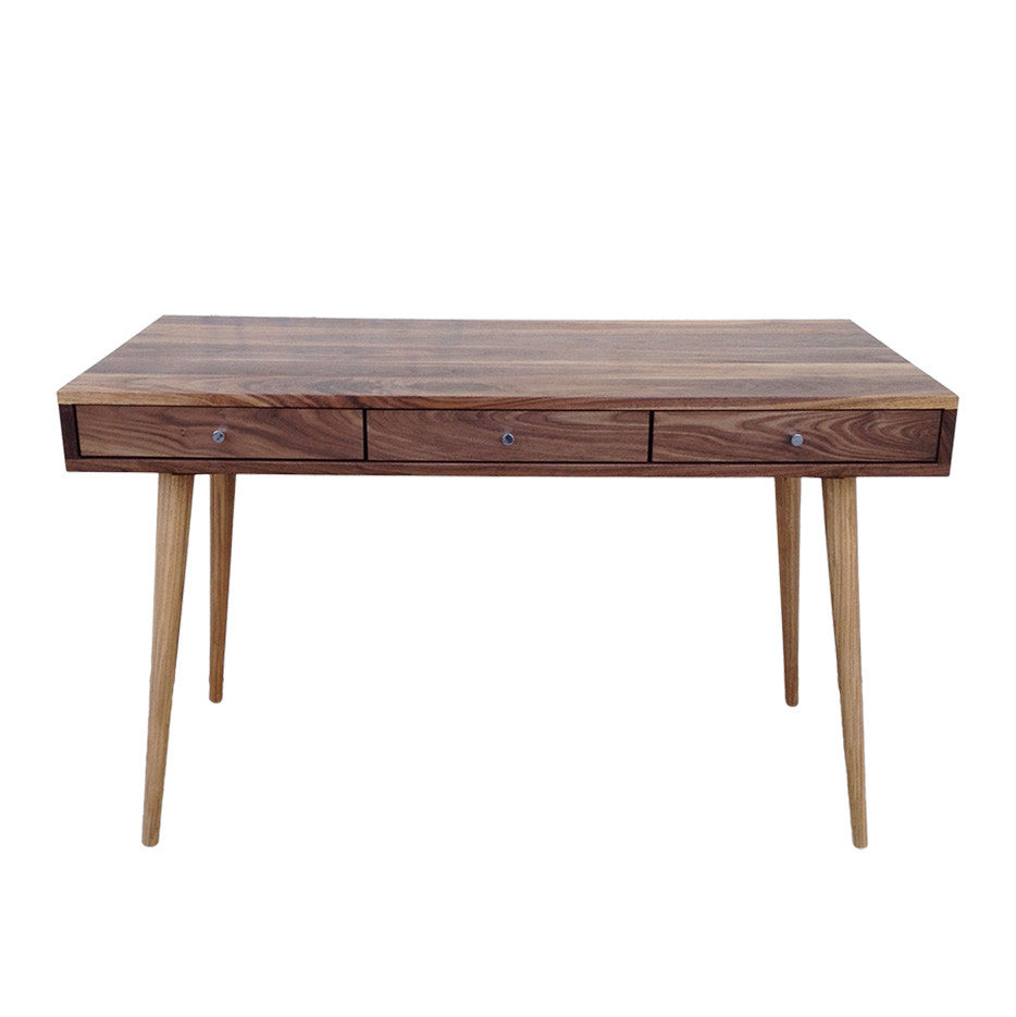 Mid Century Desk with Cord Management - JeremiahCollection - 1