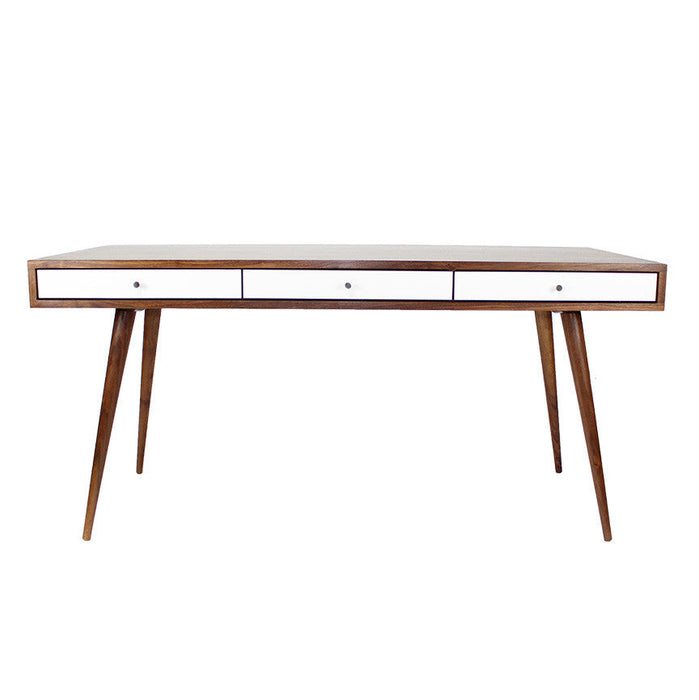 Mid Century Desk with Cord Management - JeremiahCollection - 1