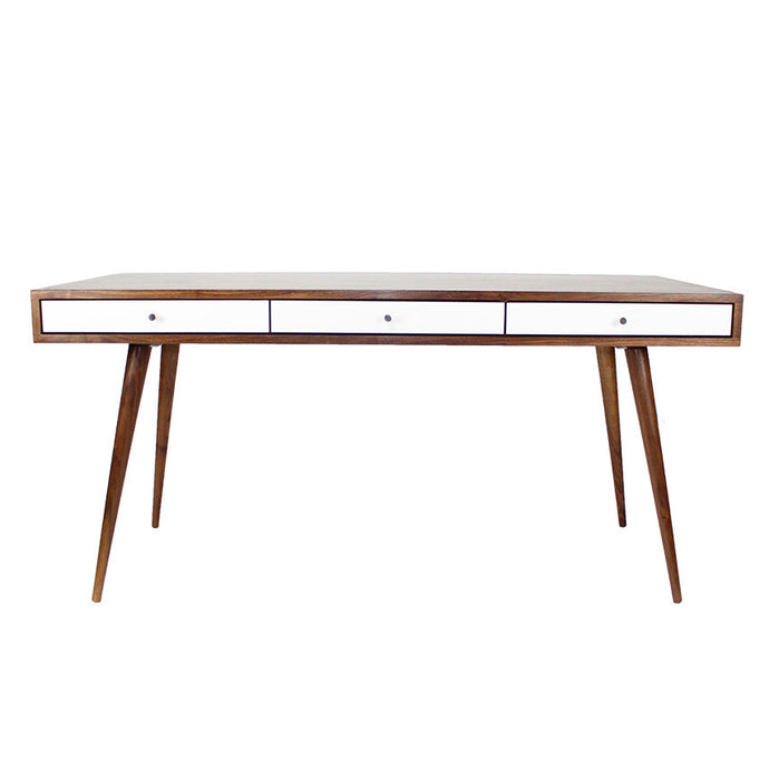 Mid Century Desk with Cord Management - JeremiahCollection - 1