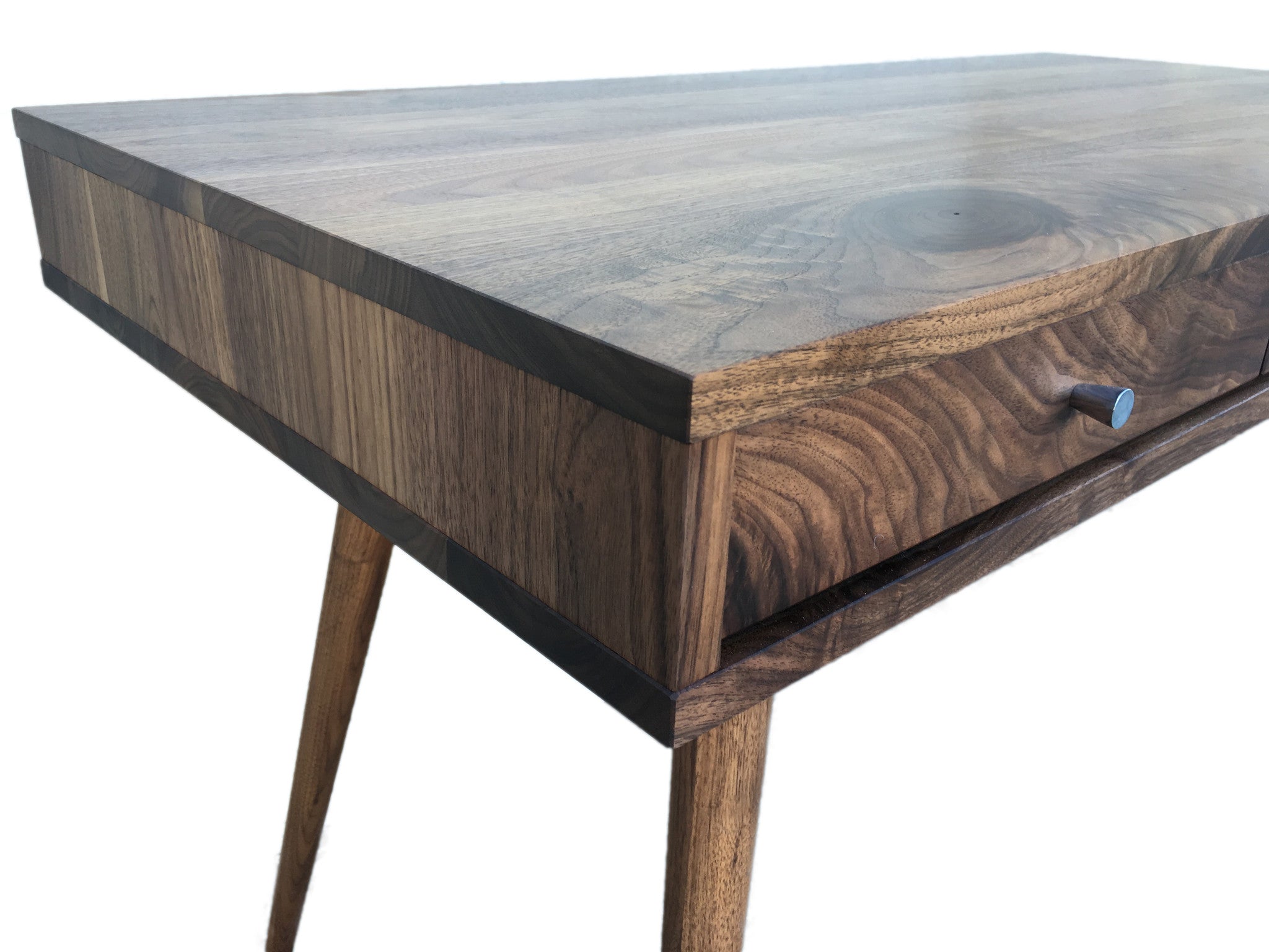 Mid Century Desk with Cord Management - JeremiahCollection - 3