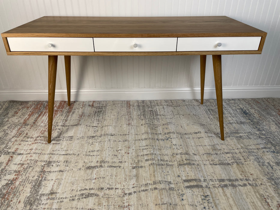 Mid Century Desk with Cord Management