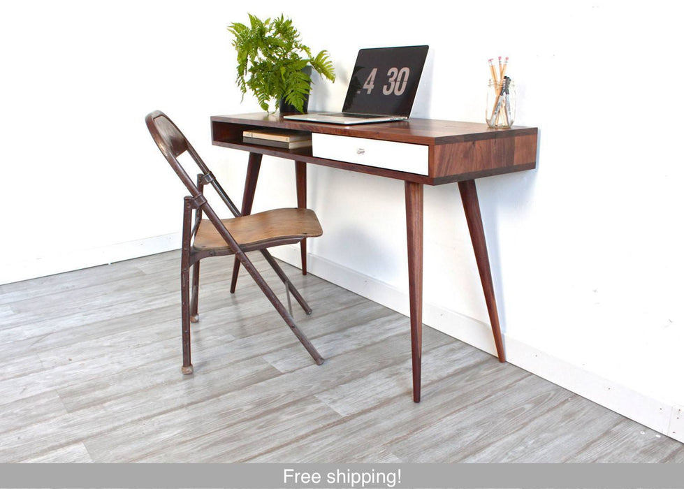 Mid Century Modern Laptop Desk / Entryway Table