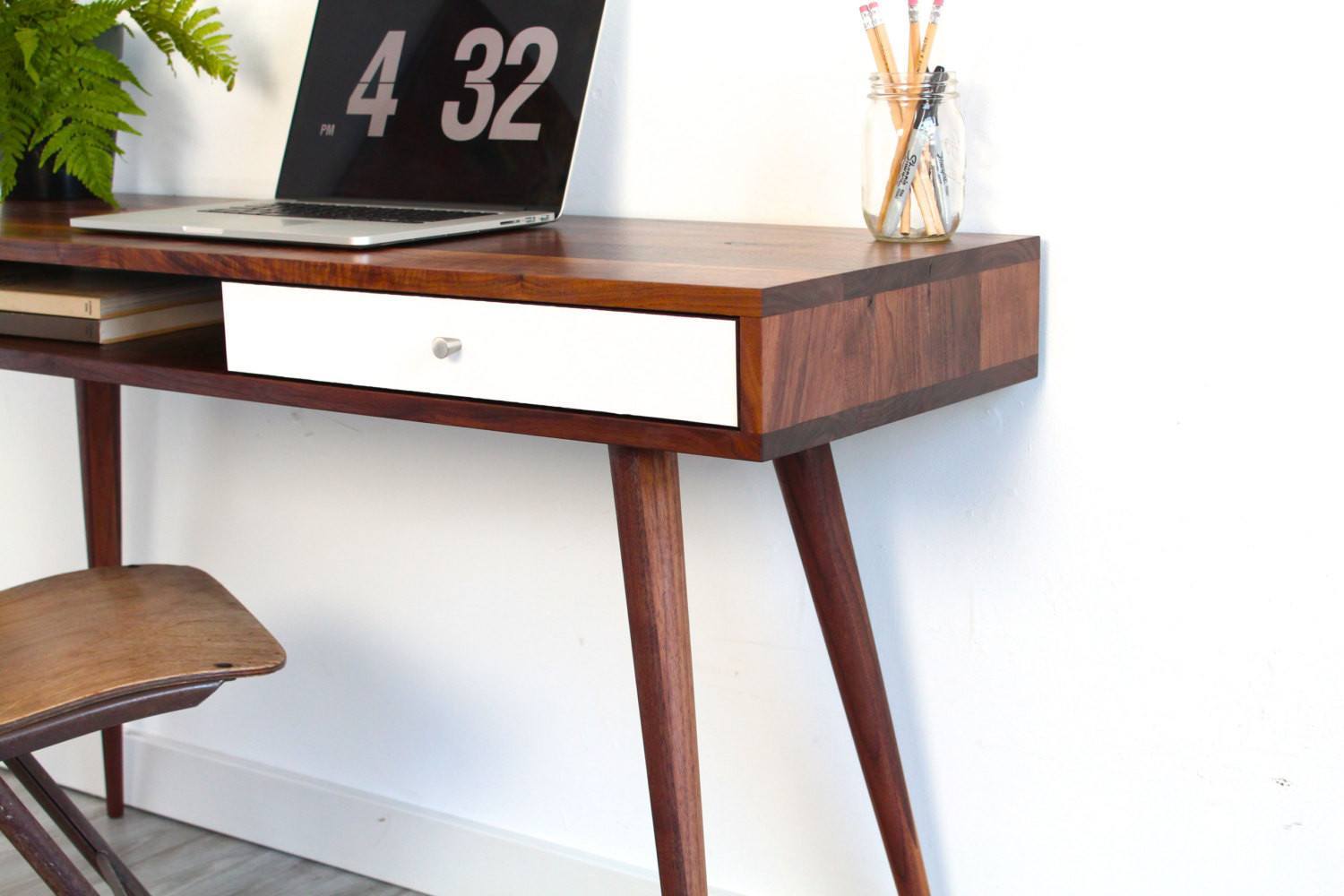 Mid Century Modern Laptop Desk - JeremiahCollection - 4