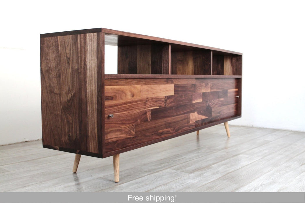 Mid Century Record Storage Console