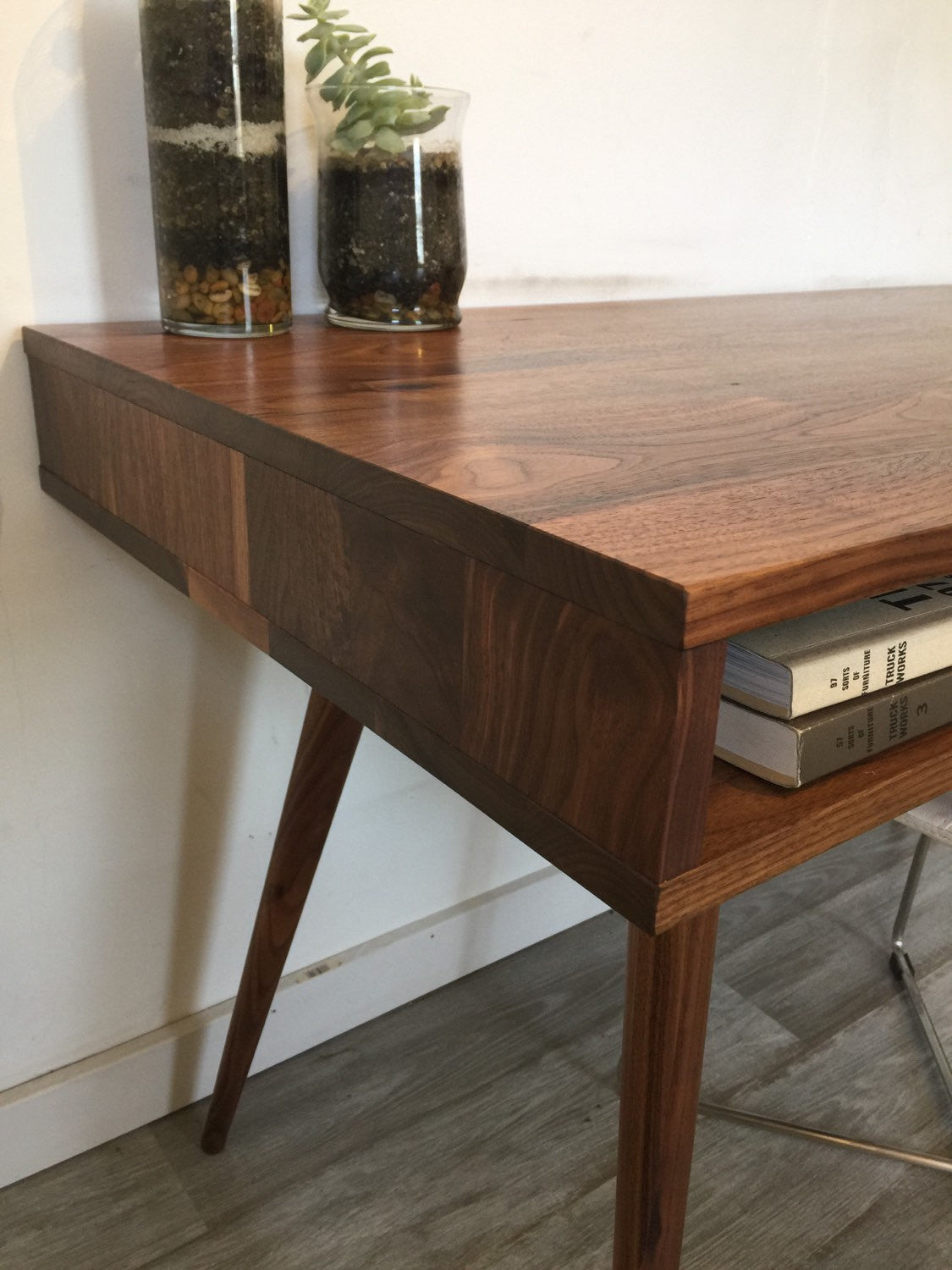 Open Mid Century Modern Desk - JeremiahCollection - 4